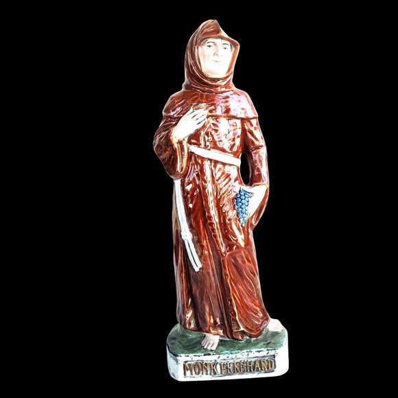 Vintage Monk Ekkehard Porcelain Figurine Ceramic Statue Capodimonte Italy 1983 - Picture 4 of 11